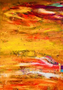 Levendig, vurig, abstract door Fredrik Olsen