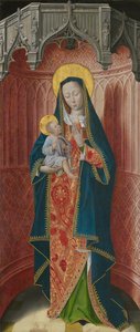 Panelen van het hoogaltaar van het Charterhuis van Saint-Honoré, Thuison-les-Abbeville: Maagd en kind