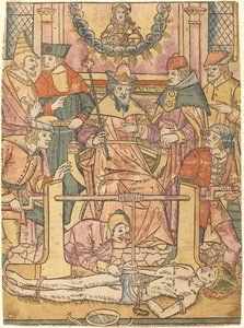 Het Martelaarschap van Sint Erasmus door French 15th Century