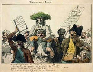 De Triomf van Marat, 1793 door French Master