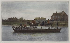 Een jacht die de veerboot oversteekt door French Photographer
