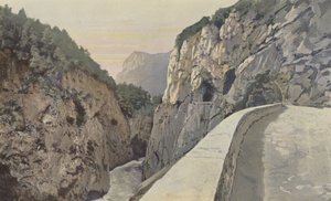 Aime, Kloof van de Isere, Route van Moutiers naar Aoste door French Photographer