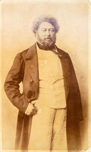 Alexandre Dumas Pere (1803-70) c.1860