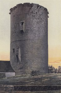 Alluyes, Donjon van het oude kasteel, westzijde door French Photographer