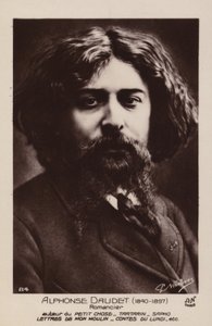 Alphonse Daudet (1840-1897), Franse romanschrijver door French Photographer