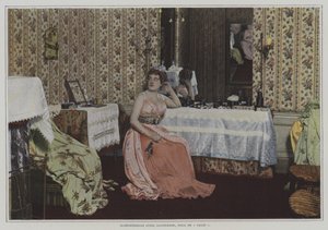 Amerikaanse sopraan Sybil Sanderson in de titelrol in Jules Massenets opera Thais door French Photographer