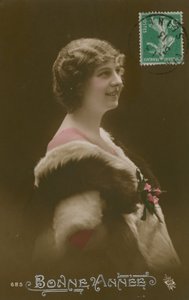 Bonne Annee. Franse nieuwjaarskaart verzonden in 1913 door French Photographer