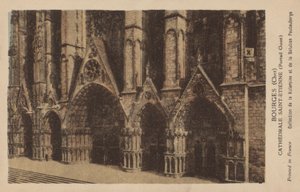 Bourges, Cher, Kathedraal Saint-Etienne door French Photographer