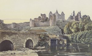 Bressuire, Ruïnes van het Kasteel, Buiten, Uitzicht ZW door French Photographer