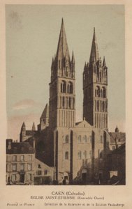 Caen, Kerk Saint Etienne door French Photographer