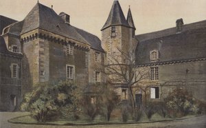 Carrouge, Kasteel, Gevel aan de binnenplaats