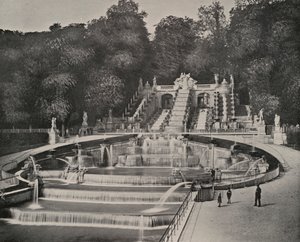 Waterval in het Park van St Cloud