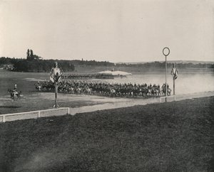 Cavalerie Manoeuvre op de Longchamps