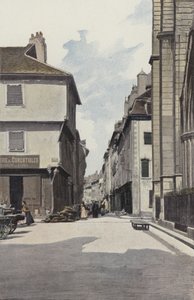 Chalon-sur-Saône, Smidstraat door French Photographer