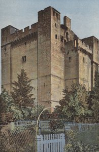 Chambois, Het Kasteel, de Donjon, ZW-zijde door French Photographer