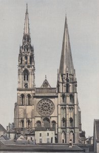 Chartres, Kathedraal Notre-Dame, Westelijke Facade door French Photographer