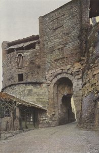 Cordes, Stadspoort door French Photographer