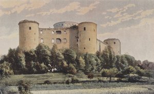 Coucy-le-Chateau, kasteel van Coucy, algemeen uitzicht ZW door French Photographer