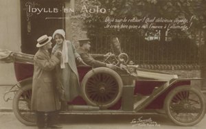 Stel met een auto door French Photographer