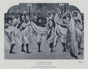 Dansers in de Jardin de Paris