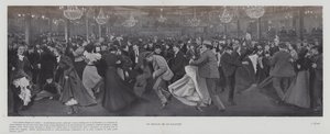 Dansen bij de Moulin de la Galette, Parijs door French Photographer