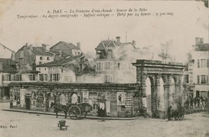 Dax - de warme waterbron - bron van Nebe door French Photographer