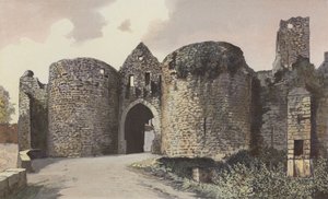 Domme, Poort van de torens en resten van de stadsmuren
