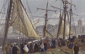 Duinkerke, Vertrek voor de kabeljauwvisserij in IJsland door French Photographer