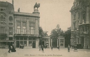 Ingang van de dierentuin in Antwerpen