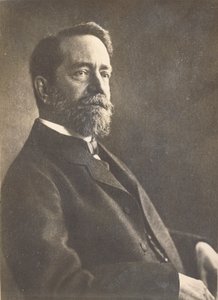 Felix Klein in Parijs (zwart-wit foto) door French Photographer