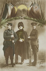 Eerste Wereldoorlog, alliantie Frankrijk - België - Engeland door French Photographer