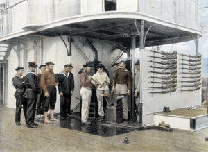 Franse marine, eind 19e eeuw: de smederij - Bibl. des Arts deco.