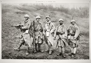 Franse infanterie en wapens