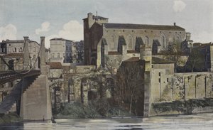 Gaillac, Kerk Saint-Michel, Zuidwestelijk overzicht