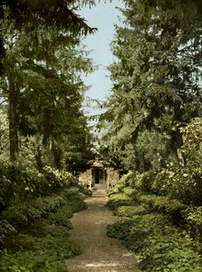 Tuinpad in de tuin van Claude Monet, Giverny