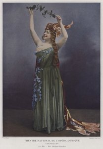 Georgette Brejean-Graviere als de fee in Cendrillon door French Photographer