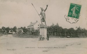 Gien (Loiret), standbeeld van Vercingetorix