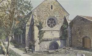 Ginals, Abdij van Beaulieu, Kerk, Geheel NW door French Photographer
