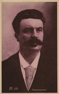 Guy de Maupassant (1850-1893), Franse schrijver van korte verhalen, romanschrijver en dichter door French Photographer
