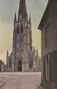 Hondschoote, Kerk, Westgevel door French Photographer