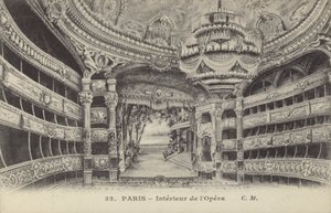 Interieur van de Opera, Parijs door French Photographer