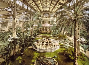 Interieur van de Wintertuin in Nice, 1890-1900