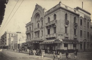 Italiaans Theater, Tunis, Tunesië door French Photographer