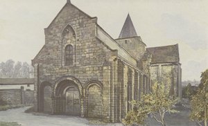 Jazeneuil, Kerk, Geheel ZW door French Photographer