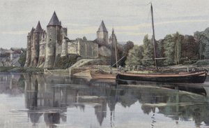 Josselin, Kasteel van de familie de Rohan door French Photographer