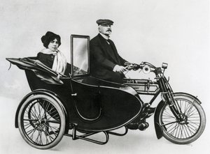 Jouve & Co. zijspan, 1914 door French Photographer