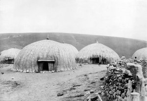 Kafferhutten, Zuid-Afrika, c.1914