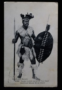 Kiki, danser die blootsvoets op gebroken glas danste, Buffalo Bill (William Frederick Cody)