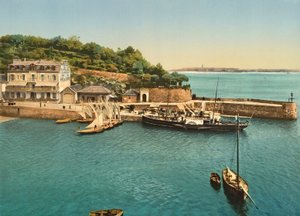 La Bec de la Vallée, Dinard, 1890-1900 door French Photographer