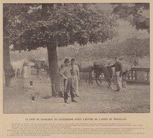La Commune de Paris, Het kamp van de cavalerie van Luxemburg na de binnenkomst van het leger van Versailles